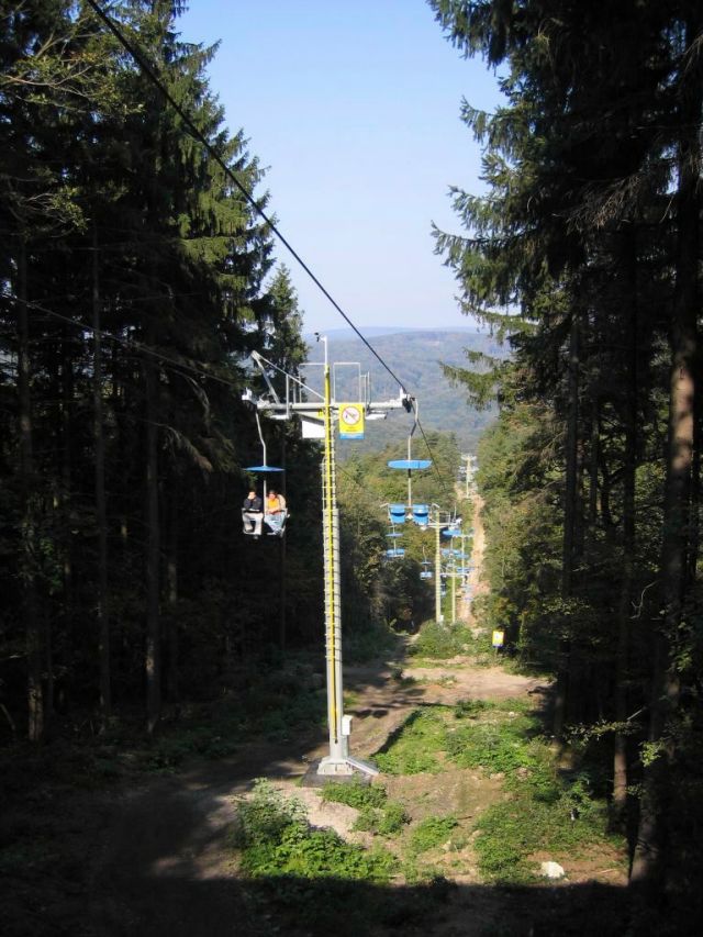 lanovka letný pohľad
