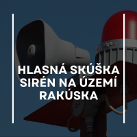 Skúška sirén a systému Cell Broadcast na území Rakúska 5. októbra 2024