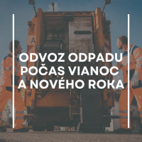 Služby OLO a odvoz odpadu počas sviatkov
