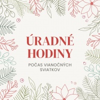 Úradné hodiny miestneho úradu počas vianočných sviatkov