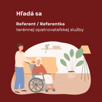 Referent/ka terénnej opatrovateľskej služby