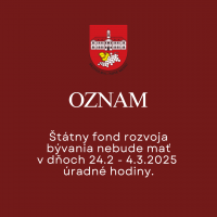 Úradný oznam
