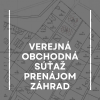 Obchodná verejná súťaž na prenájom pozemkov k.ú. Vinohrady