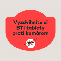 Zapojte sa do boja proti komárom. Vyzdvihnite si BTI tablety pre domácnosti