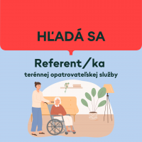 Referent/ka terénnej opatrovateľskej služby