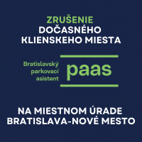 Zrušenie dočasného klientskeho miesta PAAS