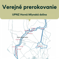 Oznámenie o verejnom prerokovaní návrhu Územného plánu zóny Horná Mlynská dolina