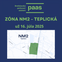 Dnes spúšťame novú zónu regulovaného parkovania NM2 – Teplická