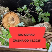 OZNAM BIO ODPAD – ZMENA od 1.8.2025