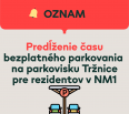 V súvislosti s prebiehajúcou rekonštrukciou na Šancovej ulici vám mestská časť naďalej ponúka možnosť bezplatne využiť parkovisko Tržnice, pričom čas bezplatného parko…