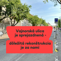 Vajnorská ulica je sprejazdnená - dôležitá rekonštrukcia je za nami!