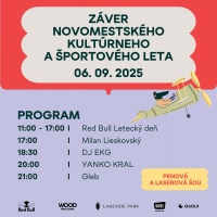 Záver novomestského kultúrneho a športového leta so sebou prinesie dávku adrenalínu aj zábavy