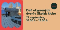 DEŇ OTVORENÝCH DVERÍ V ŠKOLAK KLUBE