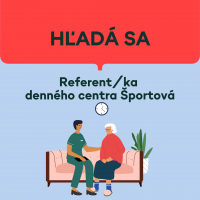 Hľadá sa Referent/ka denného centra Športová
