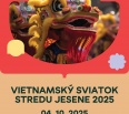V sobotu 4. októbra 2025 sa areál Kuchajdy v Bratislave premení na miesto plné farieb, hudby a radosti. Vietnamská komunita na Slovensku vás pozýva osláviť Sviatok str…