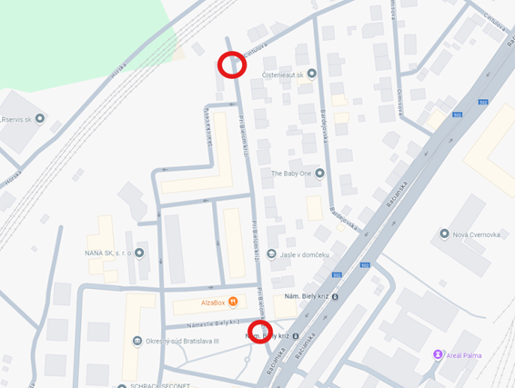 zmena lokalita umiestnenia