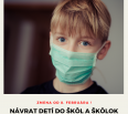 Aktuálna informácia! Od pondelka 8. februára 2021 sa otvárajú: materské školy, prvý stupeň základných škôl, posledné ročníky stredných škôl, jedálne a školské kluby pr…