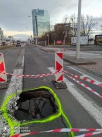 Porucha pri OD VIVO na Vajnorskej ulici