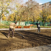 Blížime sa do finále  - Park na RAČIANSKOM MÝTE sa pomaly dokončuje 