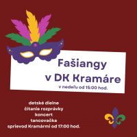 Fašiangový sprievod na Kramároch v nedeľu