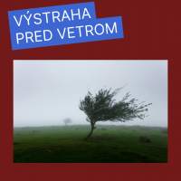 Výstraha pred silným vetrom
