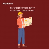  Referent/ka územného plánovania