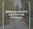 Hlavné mesto SR Bratislava, Oddelenie správy a údržby technických objektov, uskutočňuje v dňoch 15. júla až 28. júla 2024 opravu mosta M 077 cez potok Vydrica pri Cest…