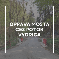 Oprava mosta M 077 cez potok Vydrica potrvá dlhšie