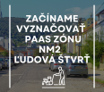 Postupne vyznačujeme zónu NM2 (Zátišie, Ľudová štvrť a Hostinského sídlisko).Tento týždeň štartuje externý dodávateľ realizáciu vodorovného a zvislého dopravného znače…