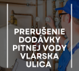 Z dôvodu vzniku poruchy a následnej urgentnej neplánovanej opravy vodovodného potrubia oznamujeme dočasné prerušenie dodávky pitnej vody z verejného vodovodu v lokalit…