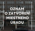 Vážené obyvateľky, vážení obyvatelia,

Miestny úrad Bratislava-Nové Mesto bude v dňoch 23.12.2024 a 31.12.2024 z technických príčin zatvorený.

Ďakujeme za pochopenie