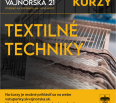 Milujete tvorenie a chcete sa naučiť originálne textilné techniky? V Stredisku kultúry na Vajnorskej si počas dvoch mesiacov osvojíte rôzne efektívne postupy a vytvorí…