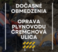 Spoločnosť SPP - distribúcia začne od 15. marca 2024 rekonštruovať plynovod na Čremchovej ulici. Práce budú prebiehať v piatich etapách, pričom každá nasledujúca etapa…