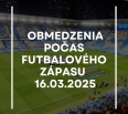 Vážené obyvateľky a vážení obyvatelia,

V nedeľu, 16. marca sa uskutoční futbalový zápas na Národnom futbalovom štadióne – Tehelné pole medzi ŠK Slovan Bratislava a …