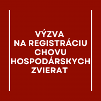 Výzva na registráciu chovu hospodárskych zvierat – termín do 9. apríla 2025