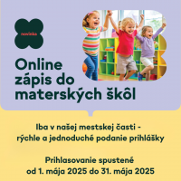 Spustili sme online zápis do materských škôl