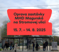 Vážené obyvateľky, vážení obyvatelia,
Hlavné mesto SR Bratislava, Oddelenie správy a údržby ciest, začne od utorka 15. júla 2025 s rekonštrukciou zastávky MHD Magursk…