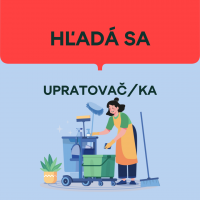 Hľadá sa upratovač/upratovačka (zastupovanie počas dlhodobej PN)