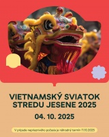Vietnamský sviatok stredu jesene 2025 v Bratislave