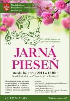 Pozvánka na 5. ročník koncertu pre Novomešťanov: Jarná pieseň