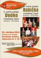 Nové Mesto spozná svoju naj babičku a dedka roku 2014