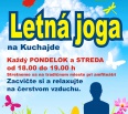 Vážení Novomešťania, na základe požiadavky návštevníkov LETNEJ JOGY NA KUCHAJDE sa štvrtkový termín cvičenia posúva až do konca augusta na stredu, mení sa aj čas - zač…