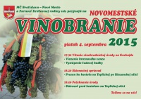 Pozývame vás na Novomestské vinobranie 2015