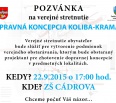 Kancelária pre participáciu verejnosti a mestská časť Bratislava – Nové Mesto pozývajú na verejné stretnutie k DOPRAVNEJ KONCEPCII KOLIBA-KRAMÁRE.
Uskutoční sa v utor…
