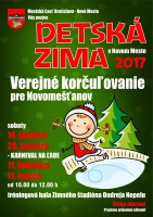 Nové Mesto na ľade! Pozývame vás na verejné korčuľovanie - v sobotu 11. februára a 11. marca